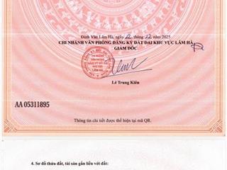 HOT !!! SỞ HỮU NGAY LÔ ĐẤT ĐẸP - GIÁ TỐT - Vị Trí Đắc Địa Tại TT Nam Ban Cũ, Lâm Hà, Lâm