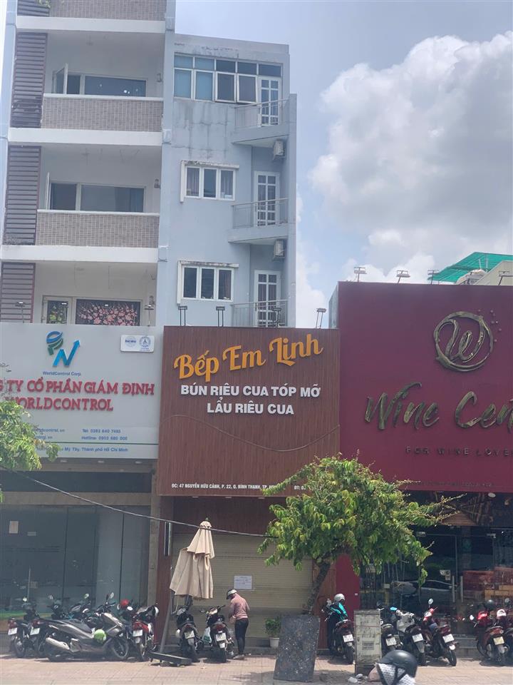 Bán đất + nhà 5 tầng 2 mặt tiền đường Nguyễn Hữu Cảnh