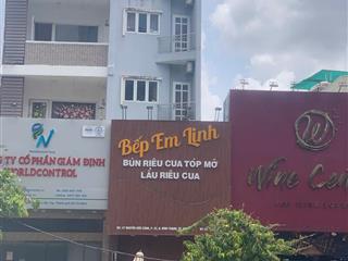 Bán đất + nhà 5 tầng 2 mặt tiền đường Nguyễn Hữu Cảnh