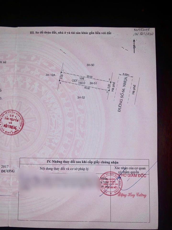 BÁN ĐẤT THÀNH PHỐ MỚI – PHƯỜNG BÌNH DƯƠNG  VỊ TRÍ ĐẸP – FULL THỔ CƯ