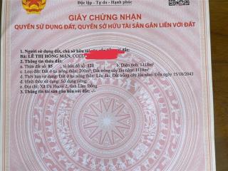 Bán đất mặt tiền QL20 - Đạ Huoai 2, Lâm Đồng - Diện tích 1362m2