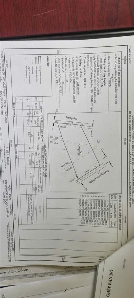 ĐẤT ĐẸP – GIÁ TỐT - CẦN BÁN LÔ ĐẤT 2 MẶT TIỀN 8.313,8 M² TẠI XÃ NAM HÀ LÂM HÀ, TỈNH LÂM