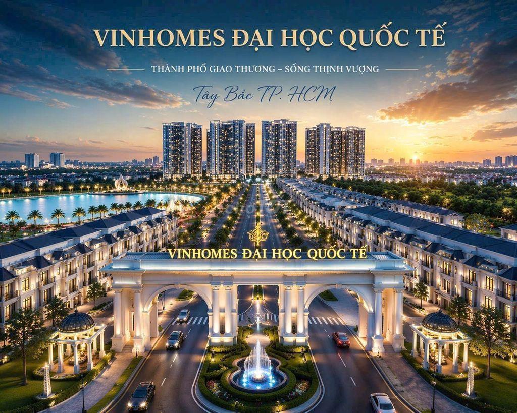 Bán nhà phố đô thị Hóc Môn chủ đầu tư Vinhomes trả góp từ 1,4 tỷ