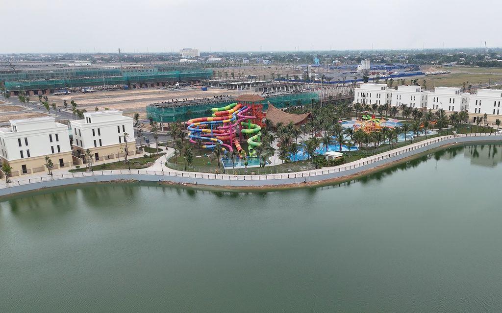 Nhà 4 tầng trung tâm Hậu Nghĩa Đức Hòa đô thị Vingroup giá 4 tỷ