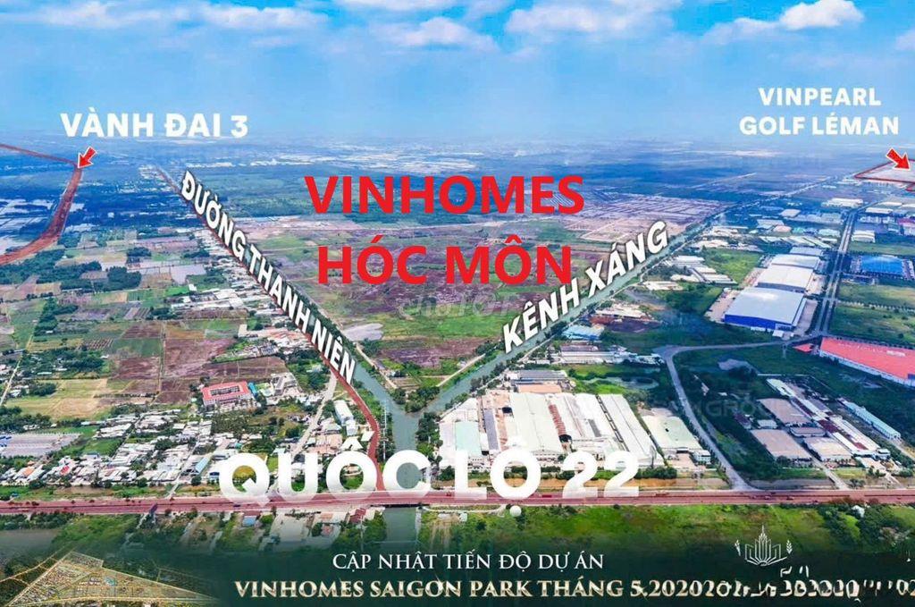 Nhà 4 tầng mặt tiền Quốc lộ 22 Hóc Môn chuẩn đô thị Vinhomes