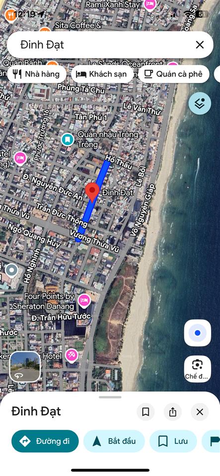 Bán lô đất mặt tiền đinh đạt  vị trí trung tâm du lịch biển phạm văn đồng  đà nẵng
