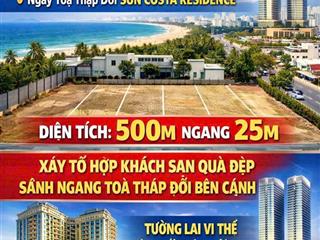 Bán quỹ đất 5 lô liền kề mặt tiền vương thừa vũ trục thông ngay bãi biển mỹ khê sơn trà  đà nẵng