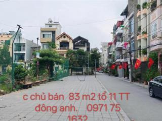 Nhỉnh 70 triệu/ m2 tổ 11 tt đông anh, oto tránh, vào đất