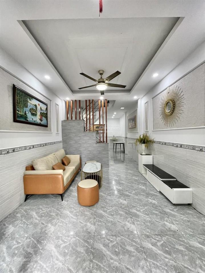 Nhà quang trung phường 10, 1 trệt 1 lầu, 45m2, hẻm xe hơi, giá chỉ 5ty8