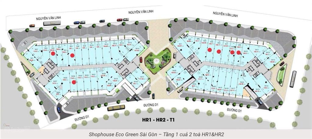 Cho thuê mặt bằng thương mại shophouse 177m2 giá chỉ 30 triệu/tháng