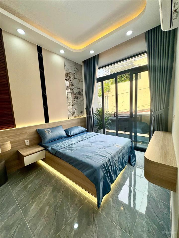 Bán nhà 4 tầng, cách mt phạm văn đồng 2 căn nhà, gò vấp, 55m2 sổ vuông đẹp 8.7tỷ (ngay cv gia định)