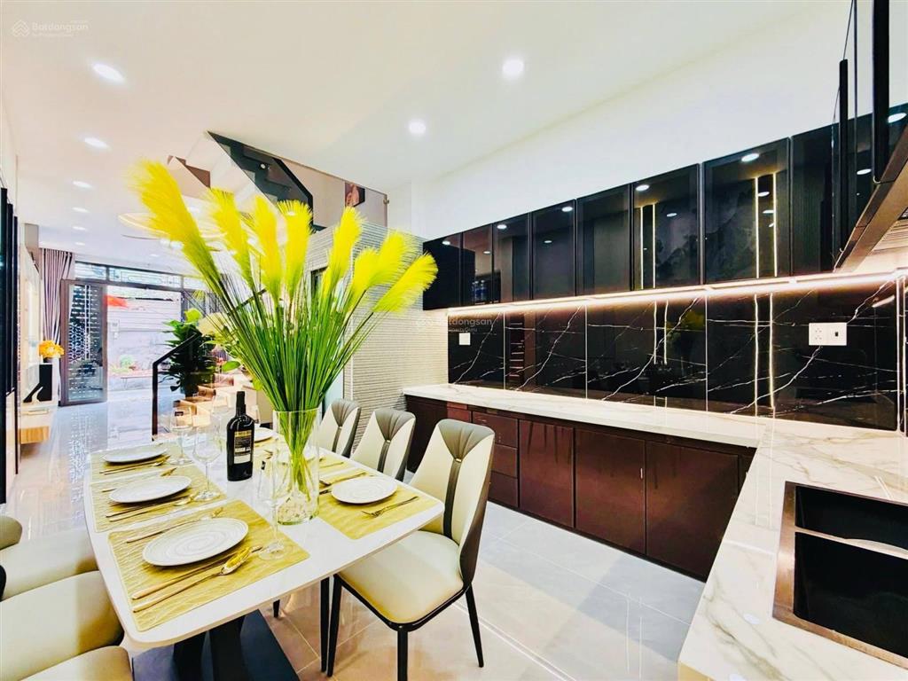 Bán nhà gò vấp, hẻm xe hơi phan huy ích gần emart2, 42 m2, 3tầng, nhà mới full nt 6.49 tỷ tl