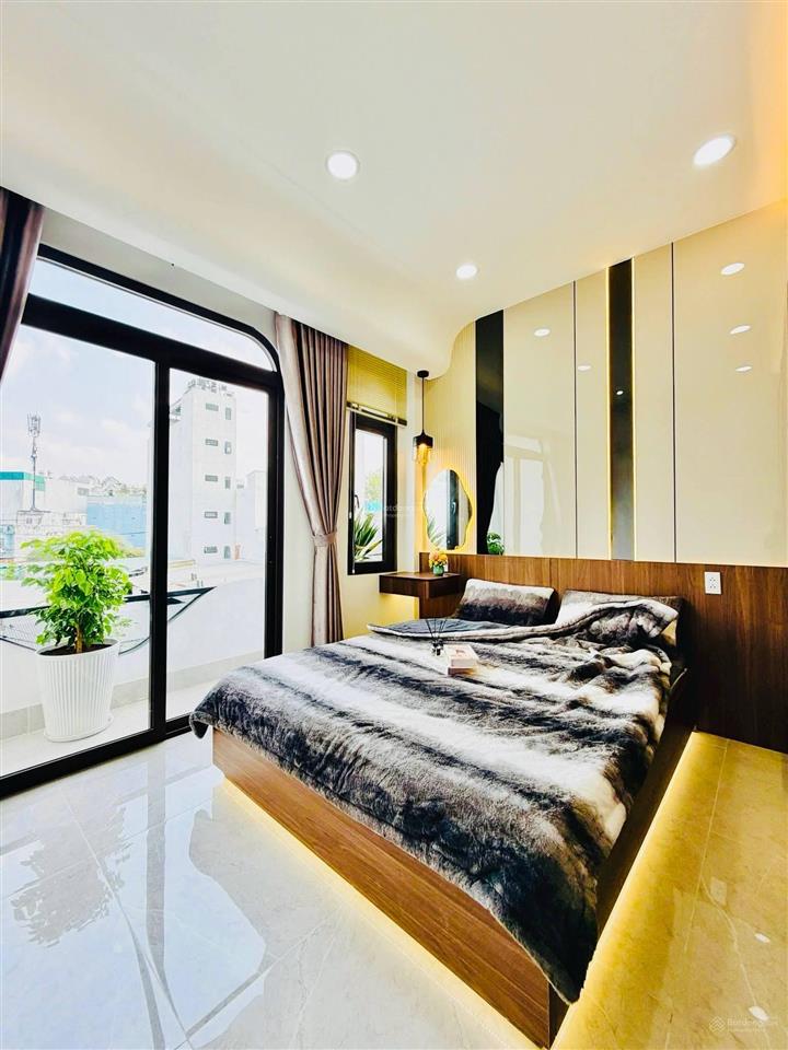 Bán nhà gò vấp, hẻm xe hơi phan huy ích gần emart2, 42 m2, 3tầng, nhà mới full nt 6.49 tỷ tl