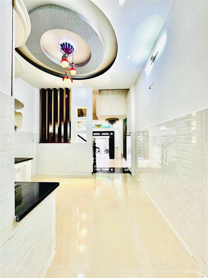 Bán nhà gò vấp, hẻm xe hơi lê văn thọ, gần chợ hạnh thông tây, 60m2, sổ vuông đẹp, 7.4 tỷ tl