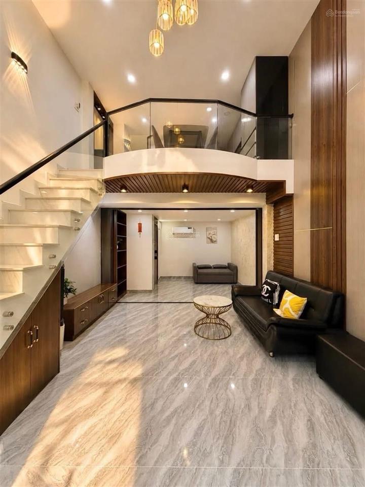 Chủ định cư bán nhà 3 tầng mới đẹp, hẻm 6m hoàng văn thụ, giáp sân bay nhỉnh 9 tỷ tl
