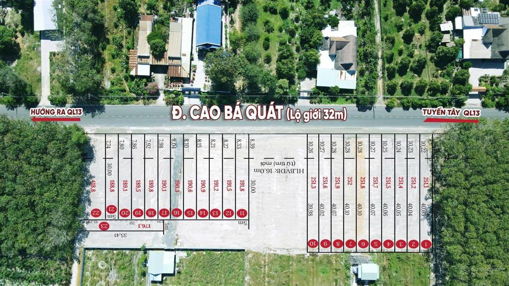 Chủ ngộp thanh lý nền đất full giá 1.080triệu 191,8m2 siêu đẹp  mặt tiền cao bá quát  sẵn sổ