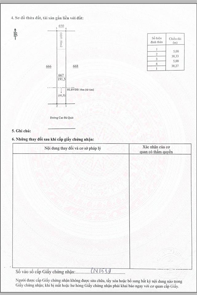 Chủ ngộp thanh lý nền đất full giá 1.080triệu 191,8m2 siêu đẹp  mặt tiền cao bá quát  sẵn sổ