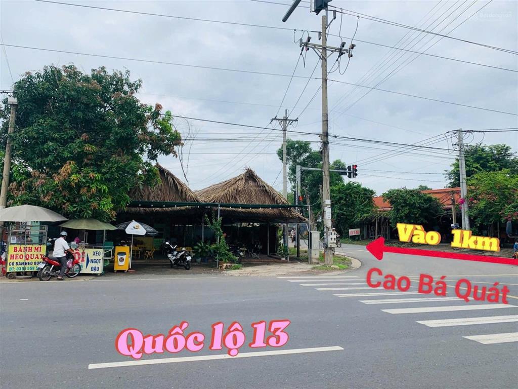 Chủ ngộp thanh lý nền đất 1 tỷ 80 triệu siêu đẹp ngay mặt tiền đường cao bá quát lộ giới 32m