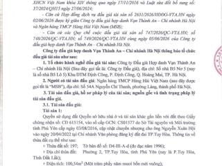 Đấu giá quyền sử dụng đất quyền sở hữu nhà ở và tài sản khác gắn liền với đất