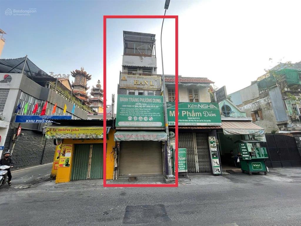 Mặt tiền giá rẻ thích quảng đức  phú nhuận (3,3m x 10m) vuông vức. nhà 4tst. dòng tiền 360tr/năm