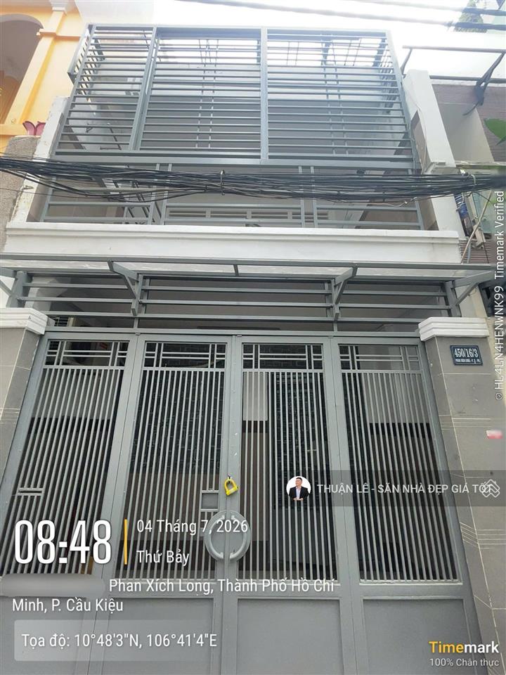Bán nhà hẻm 450 phan xích long  phú nhuận (4,1m x 10m, cn 41m2) nhà mới, đẹp 2 tầng vào ở ngay