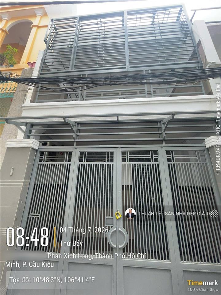 Bán nhà hẻm 450 phan xích long  phú nhuận (4,1m x 10m, cn 41m2) nhà mới, đẹp 2 tầng vào ở ngay