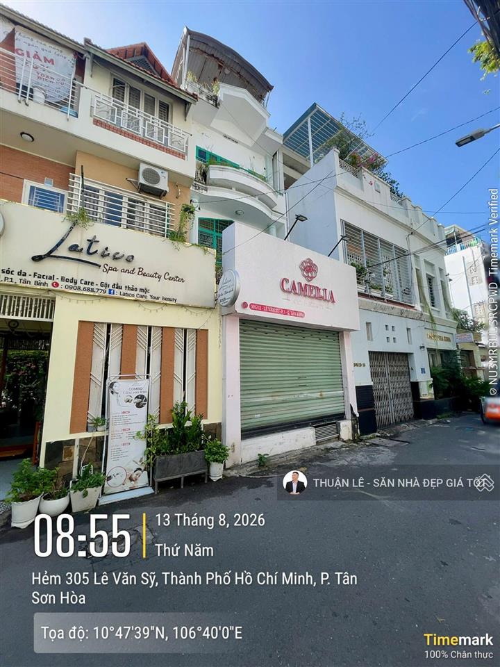 Bán nhà 3 tầng  giá tốt. hẻm xe hơi 7 chỗ lê văn sỹ, p1, tân bình. dt(4mx12m) chủ hạ 2 tỷ bán gấp