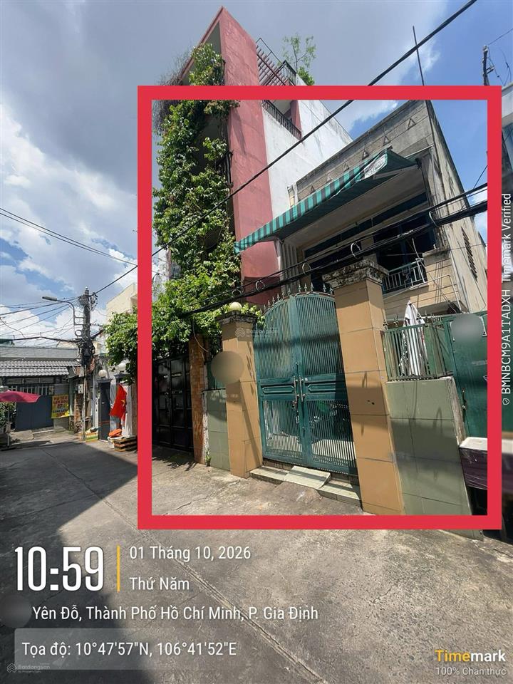 Hxh 7 chỗ  khu lê văn duyệt  giáp quận 1. dt(4,29m x 19mcn~77m2) cấp 4  ctxd 4tst. chỉ 9,9tỷ tl