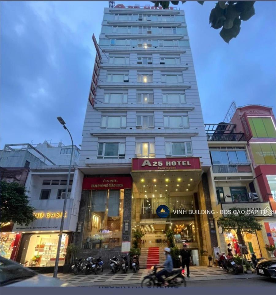 Chuyển nhượng gấp ks vip 184 nguyễn trãi, bến thành, tp.hcm  hầm +10 tầng, 60 phòng ks  350 tỷ
