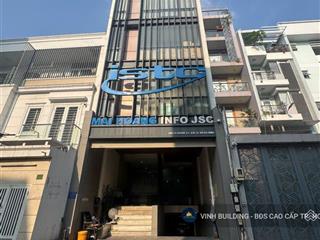 Tòa nhà mặt tiền 3 tháng 2  hầm 6 tầng  6x24m  bán 43 tỷ tl