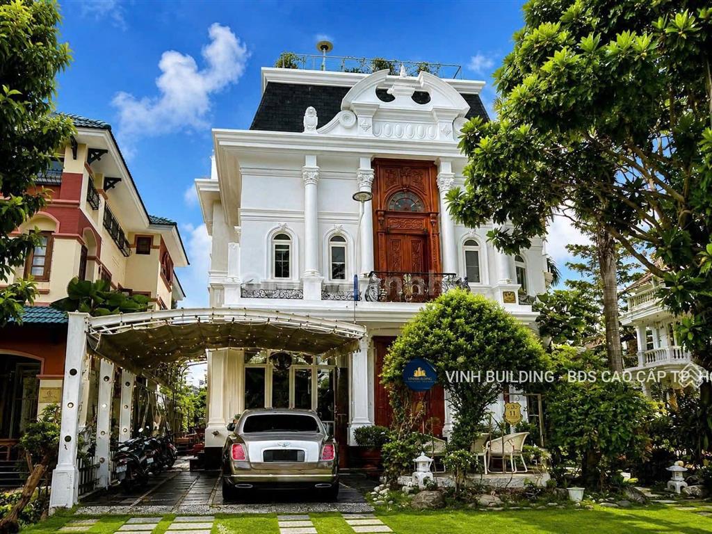 Biệt thự lan anh  nội khu phố tài chính thủ thiêm  q.2. dt 400m²  hầm + 4 tầng 180 tỷ tl