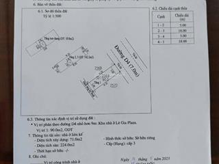 Bao sang tên nhà dự án khu dân cư lê gia plaza đường 7m, 90 m2 sử dụng 224 m2