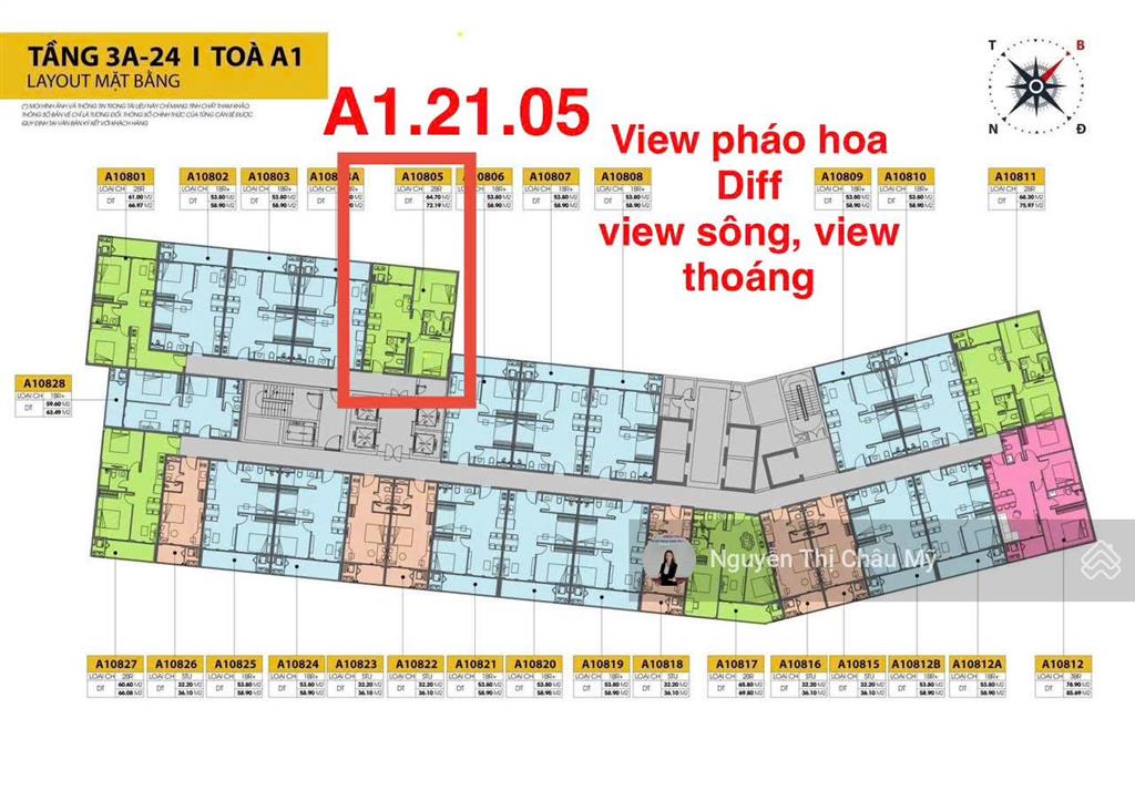 Căn hộ 2pn giỏ hàng view sông cora tower tầng cao 21 view đẹp nhất châu mỹ srt