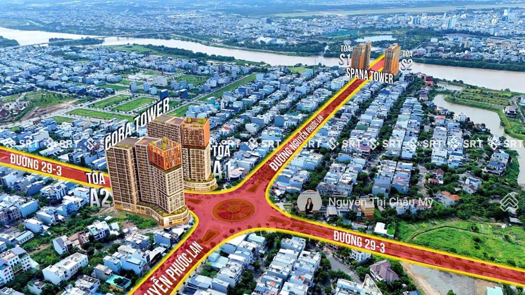 Căn hộ 3pn giỏ hàng view sông cora tower  tầng cao 17 căn góc  châu mỹ srt