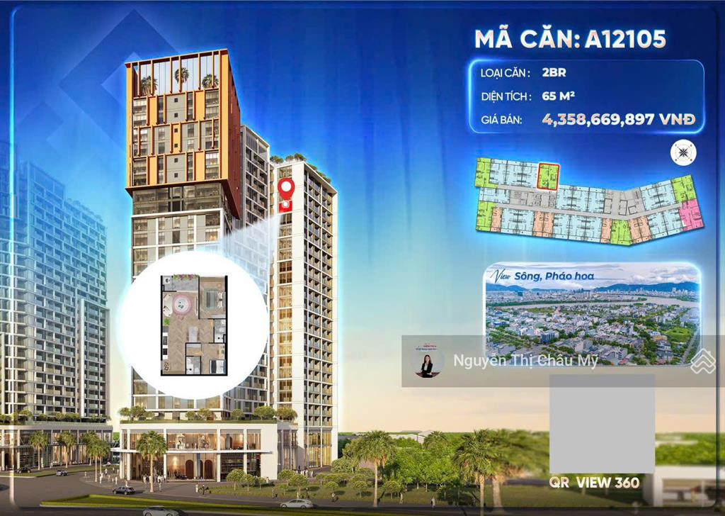 Căn hộ 2pn giỏ hàng view sông cora tower  nhịp đầu mở bán  tầng cao giá tốt  châu mỹ srt