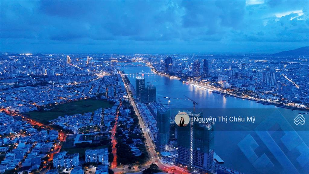 View trực diện sông 3pn view pháo hoa tầng cao 25 view cửa biển thuận phước vịnh châu mỹ srt