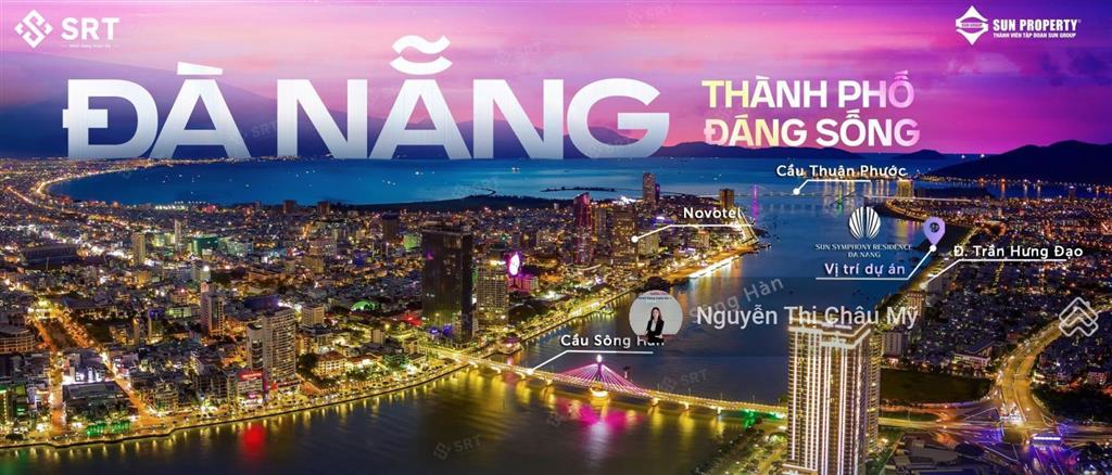 View trực diện sông 3pn view pháo hoa tầng cao 25 view cửa biển thuận phước vịnh châu mỹ srt