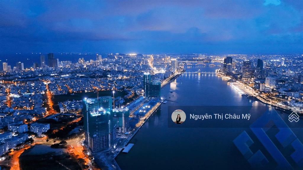 View trực diện sông 3pn view pháo hoa tầng cao 25 view cửa biển thuận phước vịnh châu mỹ srt
