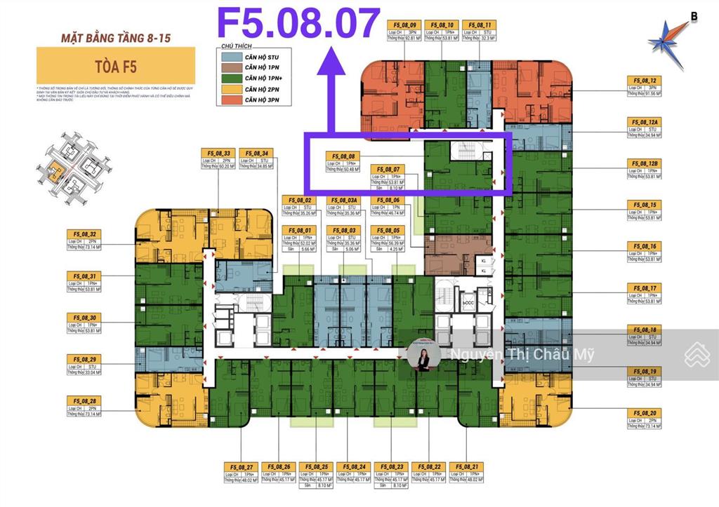 Căn hộ 1pn+ sân vườn toà f5  fours tower đơn giá từ 39 triệu/m2 thanh toán sớm châu mỹ srt