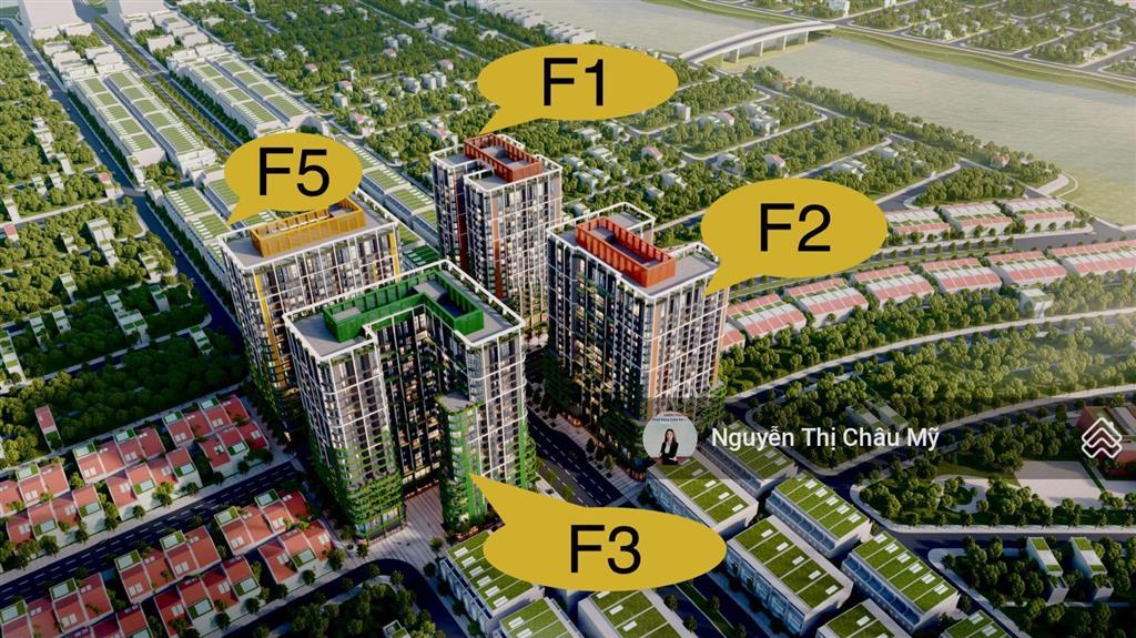 Căn hộ 1pn+ sân vườn toà f5  fours tower đơn giá từ 39 triệu/m2 thanh toán sớm châu mỹ srt