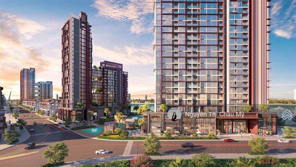 Châu mỹ  stu diện tích lớn view bán đảo sơn trà  biển  the symphony  tầng cao 20