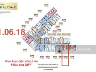 Bán cc tại sun symphony residence căn stu trực diện sông hàn trục hiếm tầng trung châu mỹ
