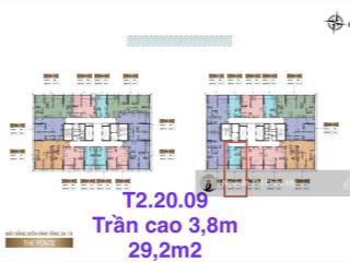 Studio tầng cao 20 trần cao 3,8m view biển bán đảo hướng đông  toà t2 sun ponte  ms châu mỹ