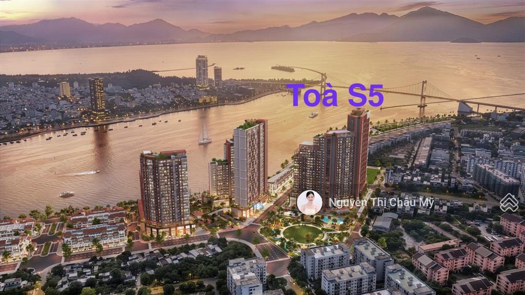 Căn hộ 1br tầng cao giá thanh toán sớm hơn 2,3 tỷ/căn  symphony 5 trung tâm sông hàn  châu mỹ srt