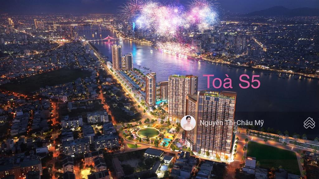 Châu mỹ srt  căn hộ stu tầng 14 giá thanh toán sớm 2,289 tỷ/căn  symphony5 trung tâm sông hàn