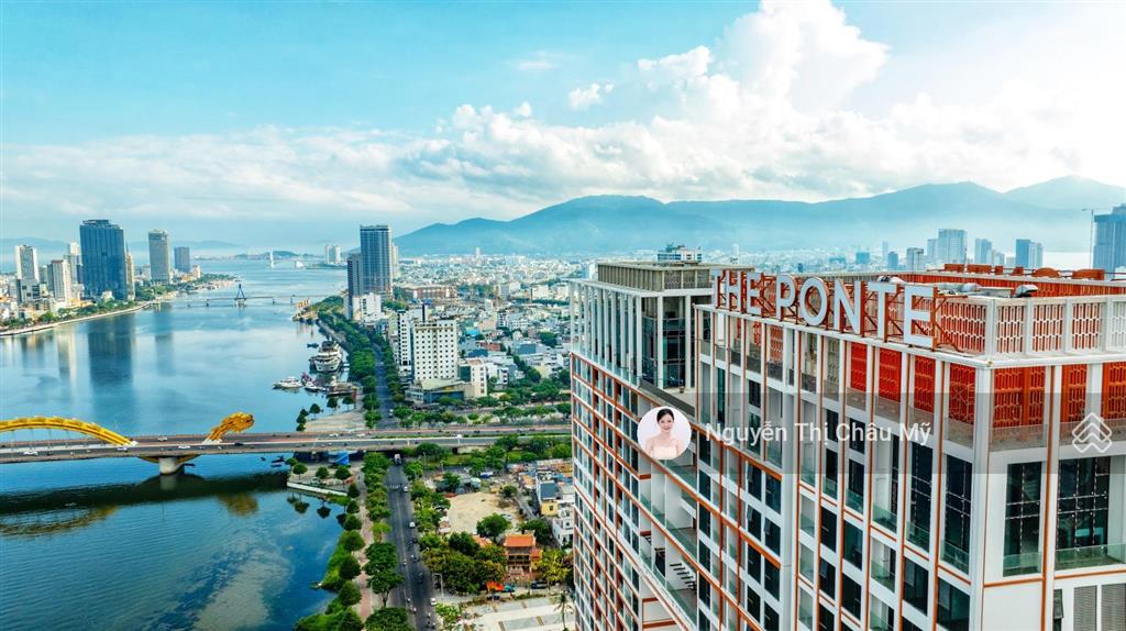 1pn+ tầng 15 view biển bán đảo hướng đông  vay ân hạn lãi 01/2027 sun ponte  ms châu mỹ