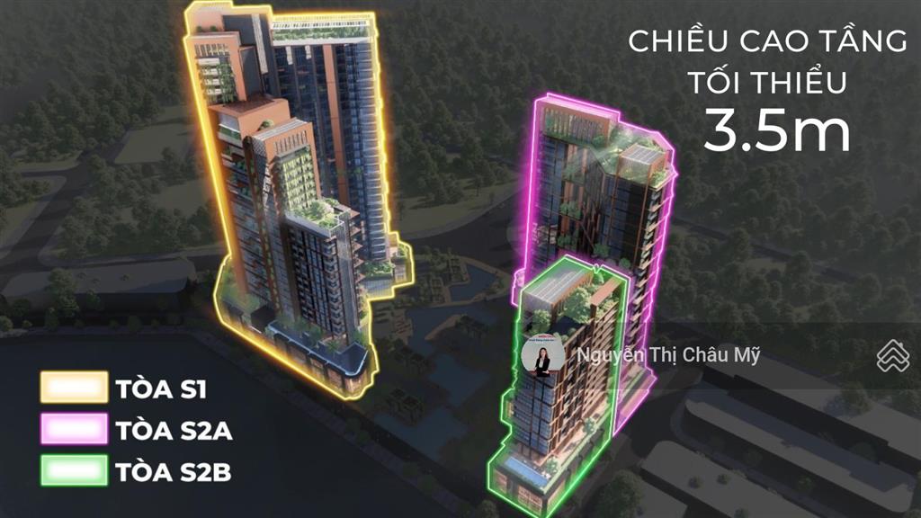 Bán cc tại sun symphony residence căn 1pn+ trực diện sông hàn  châu mỹ