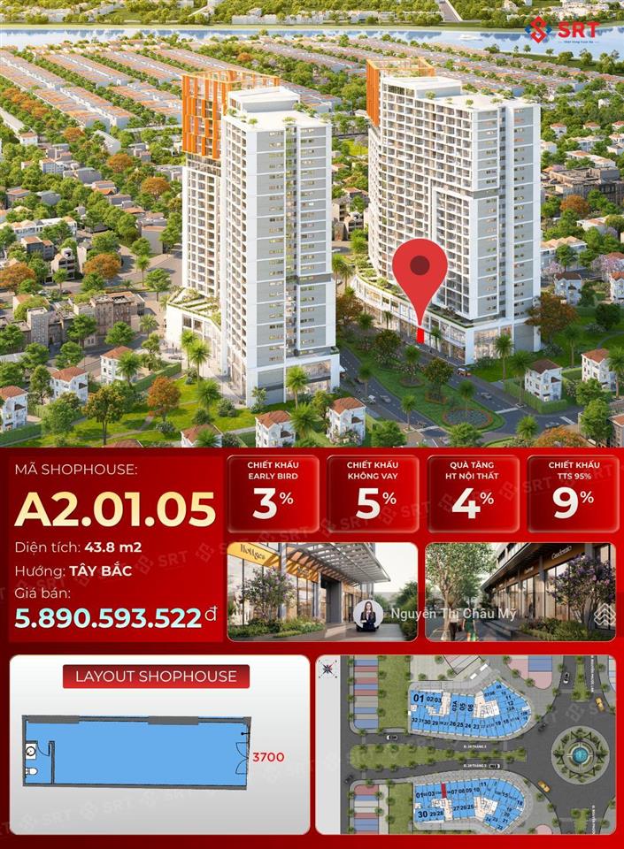 Châu mỹ srt  shop chân đế sun cora tower mở bán đợt 1  không chênh  mở shop kinh doanh