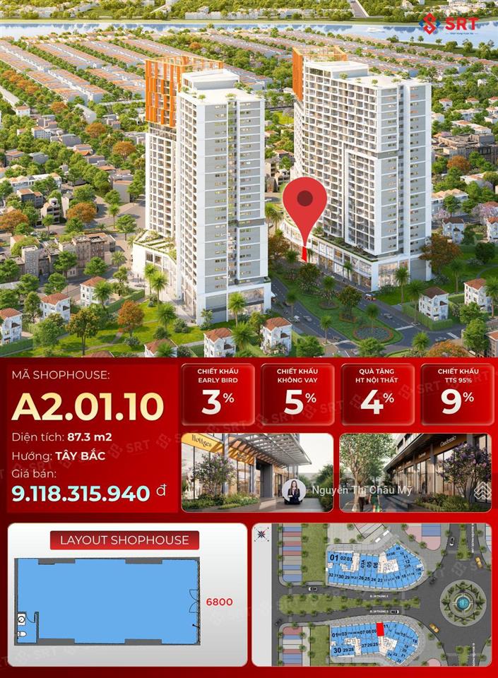Châu mỹ srt  shop chân đế sun cora tower mở bán đợt 1  không chênh  mở shop kinh doanh