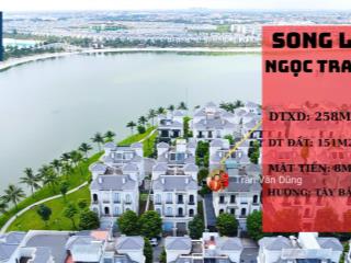 Bán biệt thự song lập ngọc trai 3 vinhomes gia lâm 151.2m2 mặt tiền 8.4m xây dựng 258.5m2 sàn